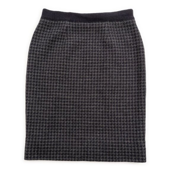 L.L. BEAN houndstooth wool pencil skirt size XS - Picture 3 of 7